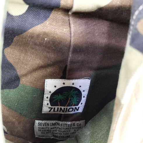 セブンユニオン 7Union ツートンカラー 裏地迷彩 アノラックパーカー サンプリング メンズ
